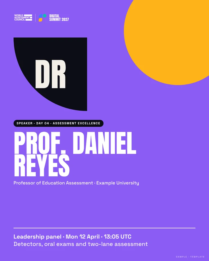 Sample speaker card